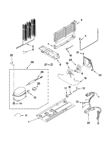 Unit Parts parts for Kenmore Refrigerator 106.32249101 (10632249101, 106 32249101) from AppliancePartsPros.com