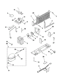 Unit Parts parts for Kenmore Refrigerator 106.32852010 (10632852010, 106 32852010) from AppliancePartsPros.com