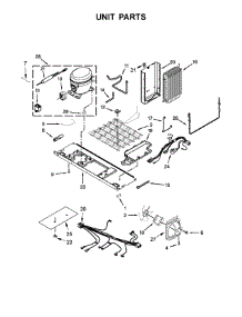 Unit Parts parts for Kenmore Refrigerator 106.51133213 (10651133213, 106 51133213) from AppliancePartsPros.com