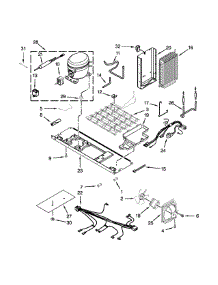 Unit Parts parts for Kenmore Refrigerator 106.51782412 (10651782412, 106 51782412) from AppliancePartsPros.com