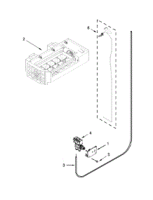 Ice Maker Parts parts for Kenmore Refrigerator 106.51789412 (10651789412, 106 51789412) from AppliancePartsPros.com