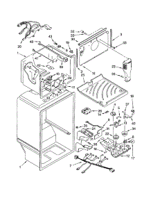 Liner parts for Kenmore Refrigerator 106.61182100 (10661182100, 106 61182100) from AppliancePartsPros.com