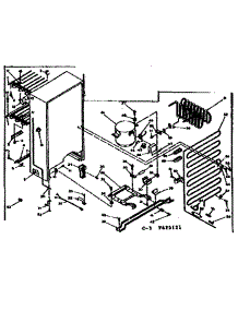 Unit Parts parts for Kenmore Freezer 106.625121 (106625121, 106 625121) from AppliancePartsPros.com