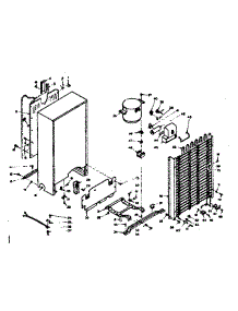 Unit Parts parts for Kenmore Freezer 106.625140 (106625140, 106 625140) from AppliancePartsPros.com