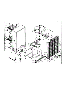 Unit Parts parts for Kenmore Freezer 106.625202 (106625202, 106 625202) from AppliancePartsPros.com