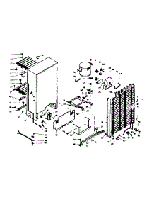 Unit Parts parts for Kenmore Freezer 106.625420 (106625420, 106 625420) from AppliancePartsPros.com