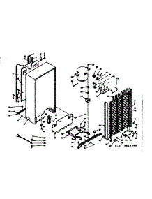 Unit Parts parts for Kenmore Freezer 106.625440 (106625440, 106 625440) from AppliancePartsPros.com