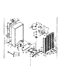 Unit Parts parts for Kenmore Freezer 106.625442 (106625442, 106 625442) from AppliancePartsPros.com