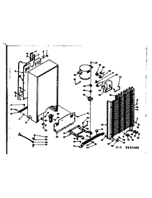 Unit Parts parts for Kenmore Freezer 106.625470 (106625470, 106 625470) from AppliancePartsPros.com