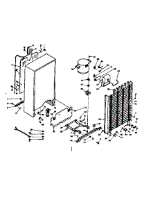 Unit Parts parts for Kenmore Freezer 106.626140 (106626140, 106 626140) from AppliancePartsPros.com