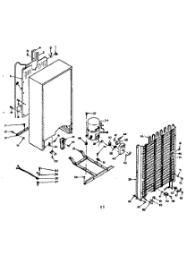 Unit Parts parts for Kenmore Freezer 106.626151 (106626151, 106 626151) from AppliancePartsPros.com