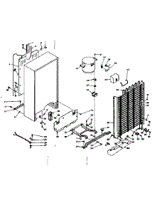Unit Parts parts for Kenmore Freezer 106.627141 (106627141, 106 627141) from AppliancePartsPros.com