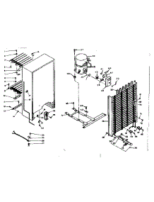 Unit Parts parts for Kenmore Freezer 106.627222 (106627222, 106 627222) from AppliancePartsPros.com