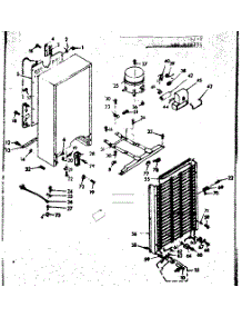 Unit Parts parts for Kenmore Freezer 106.628251 (106628251, 106 628251) from AppliancePartsPros.com