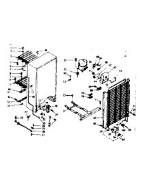 Unit Parts parts for Kenmore Freezer 106.629210 (106629210, 106 629210) from AppliancePartsPros.com