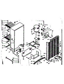 Freezer Unit Parts parts for Kenmore Freezer 106.6328170 (1066328170, 106 6328170) from AppliancePartsPros.com