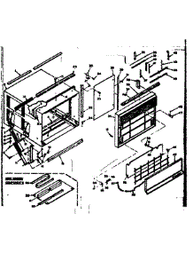 Cabinet Parts parts for Kenmore Heat Pump System 106.63720 (10663720, 106 63720) from AppliancePartsPros.com
