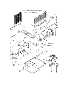 Unit parts for Kenmore Refrigerator 106.63864302 (10663864302, 106 63864302) from AppliancePartsPros.com