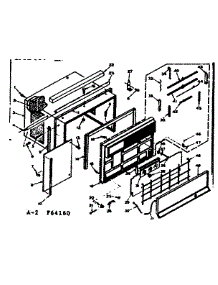 Cabinet Parts parts for Kenmore Heat Pump System 106.64160 (10664160, 106 64160) from AppliancePartsPros.com