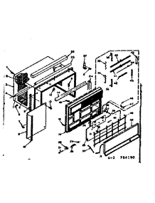 Cabinet Parts parts for Kenmore Heat Pump System 106.64190 (10664190, 106 64190) from AppliancePartsPros.com