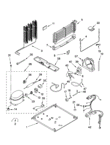 Unit Parts parts for Kenmore Refrigerator 106.64243402 (10664243402, 106 64243402) from AppliancePartsPros.com