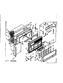 Cabinet Parts parts for Kenmore Heat Pump System 106.65180 (10665180, 106 65180) from AppliancePartsPros.com