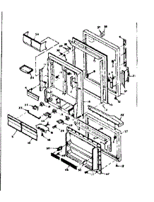 Door Parts parts for Kenmore Refrigerator 106.6657600 (1066657600, 106 6657600) from AppliancePartsPros.com