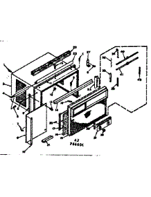 Cabinet Parts parts for Kenmore Heat Pump System 106.66600 (10666600, 106 66600) from AppliancePartsPros.com