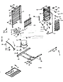 Unit Parts parts for Kenmore Refrigerator 106.6690422 (1066690422, 106 6690422) from AppliancePartsPros.com