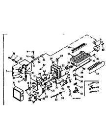 Ice Maker Parts parts for Kenmore Refrigerator 106.6690662 (1066690662, 106 6690662) from AppliancePartsPros.com