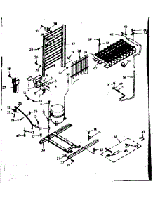 Unit Parts parts for Kenmore Refrigerator 106.6694020 (1066694020, 106 6694020) from AppliancePartsPros.com