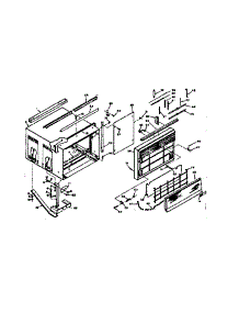 Cabinet Parts parts for Kenmore Heat Pump System 106.67910 (10667910, 106 67910) from AppliancePartsPros.com