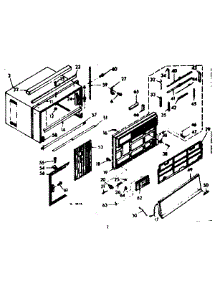 Cabinet Parts parts for Kenmore Heat Pump System 106.68172 (10668172, 106 68172) from AppliancePartsPros.com