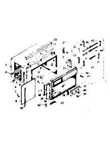 Cabinet Parts parts for Kenmore Heat Pump System 106.68291 (10668291, 106 68291) from AppliancePartsPros.com