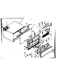 Cabinet Parts parts for Kenmore Heat Pump System 106.68500 (10668500, 106 68500) from AppliancePartsPros.com