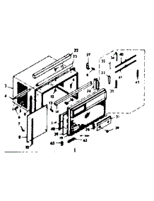 Cabinet Parts parts for Kenmore Heat Pump System 106.68651 (10668651, 106 68651) from AppliancePartsPros.com
