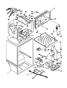 Liner parts for Kenmore Refrigerator 106.68852990 (10668852990, 106 68852990) from AppliancePartsPros.com