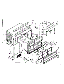 Cabinet Parts parts for Kenmore Heat Pump System 106.69770 (10669770, 106 69770) from AppliancePartsPros.com
