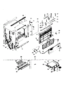 Cabinet Parts parts for Kenmore Heat Pump System 106.69820 (10669820, 106 69820) from AppliancePartsPros.com
