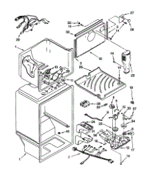 Liner parts for Kenmore Refrigerator 106.69857990 (10669857990, 106 69857990) from AppliancePartsPros.com