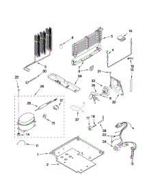 Unit Parts parts for Kenmore Refrigerator 106.70233904 (10670233904, 106 70233904) from AppliancePartsPros.com