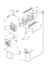 Icemaker Parts parts for Kenmore Refrigerator 106.70239904 (10670239904, 106 70239904) from AppliancePartsPros.com