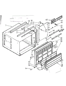 Cabinet Parts parts for Kenmore Heat Pump System 106.70705 (10670705, 106 70705) from AppliancePartsPros.com