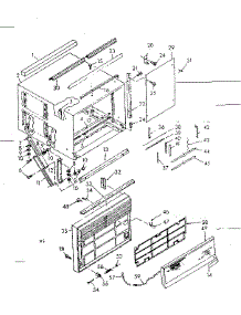 Cabinet Parts parts for Kenmore Heat Pump System 106.70780 (10670780, 106 70780) from AppliancePartsPros.com