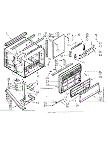 Cabinet Parts parts for Kenmore Heat Pump System 106.70960 (10670960, 106 70960) from AppliancePartsPros.com