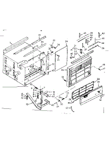 Cabinet Parts parts for Kenmore Heat Pump System 106.70961 (10670961, 106 70961) from AppliancePartsPros.com