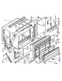Cabinet Parts parts for Kenmore Heat Pump System 106.71033 (10671033, 106 71033) from AppliancePartsPros.com