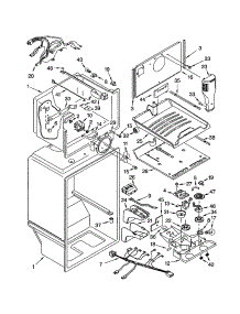 Liner parts for Kenmore Refrigerator 106.71292102 (10671292102, 106 71292102) from AppliancePartsPros.com