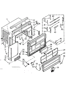 Cabinet Parts parts for Kenmore Heat Pump System 106.71770 (10671770, 106 71770) from AppliancePartsPros.com