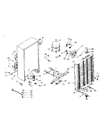 Unit Parts parts for Kenmore Freezer 106.720141 (106720141, 106 720141) from AppliancePartsPros.com